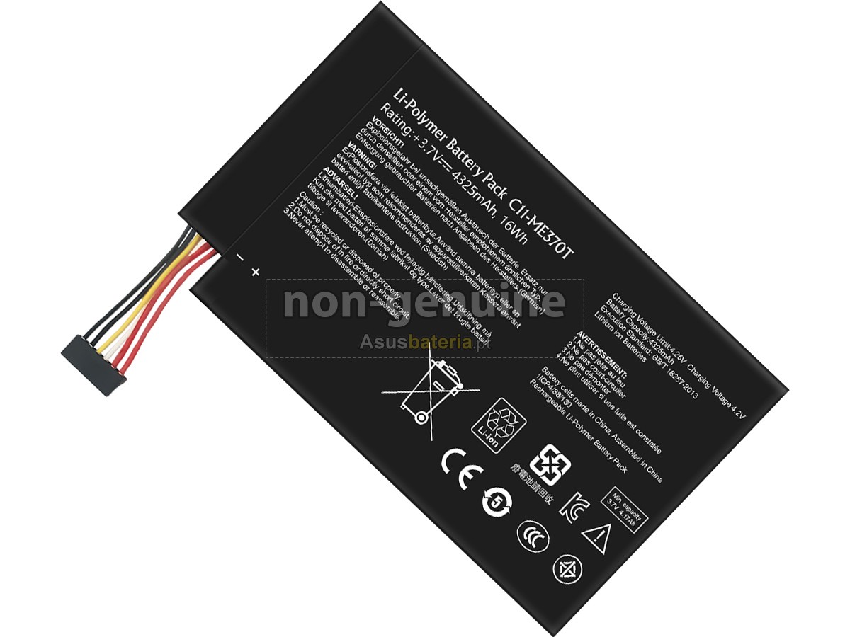 Bateria Asus C11-ME370T compatível para portáteis