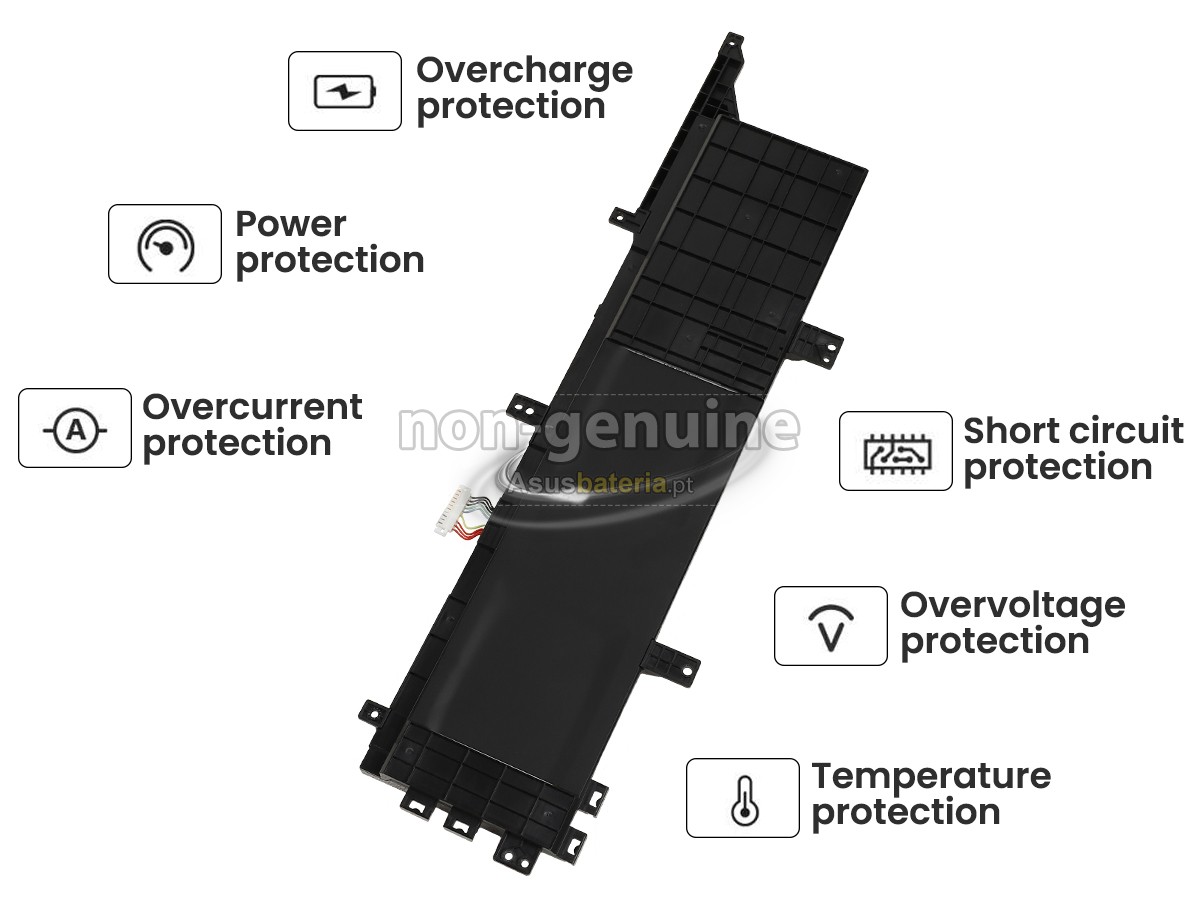 Bateria Asus ProART STUDIOBook Pro X W730G2T compatível para portáteis