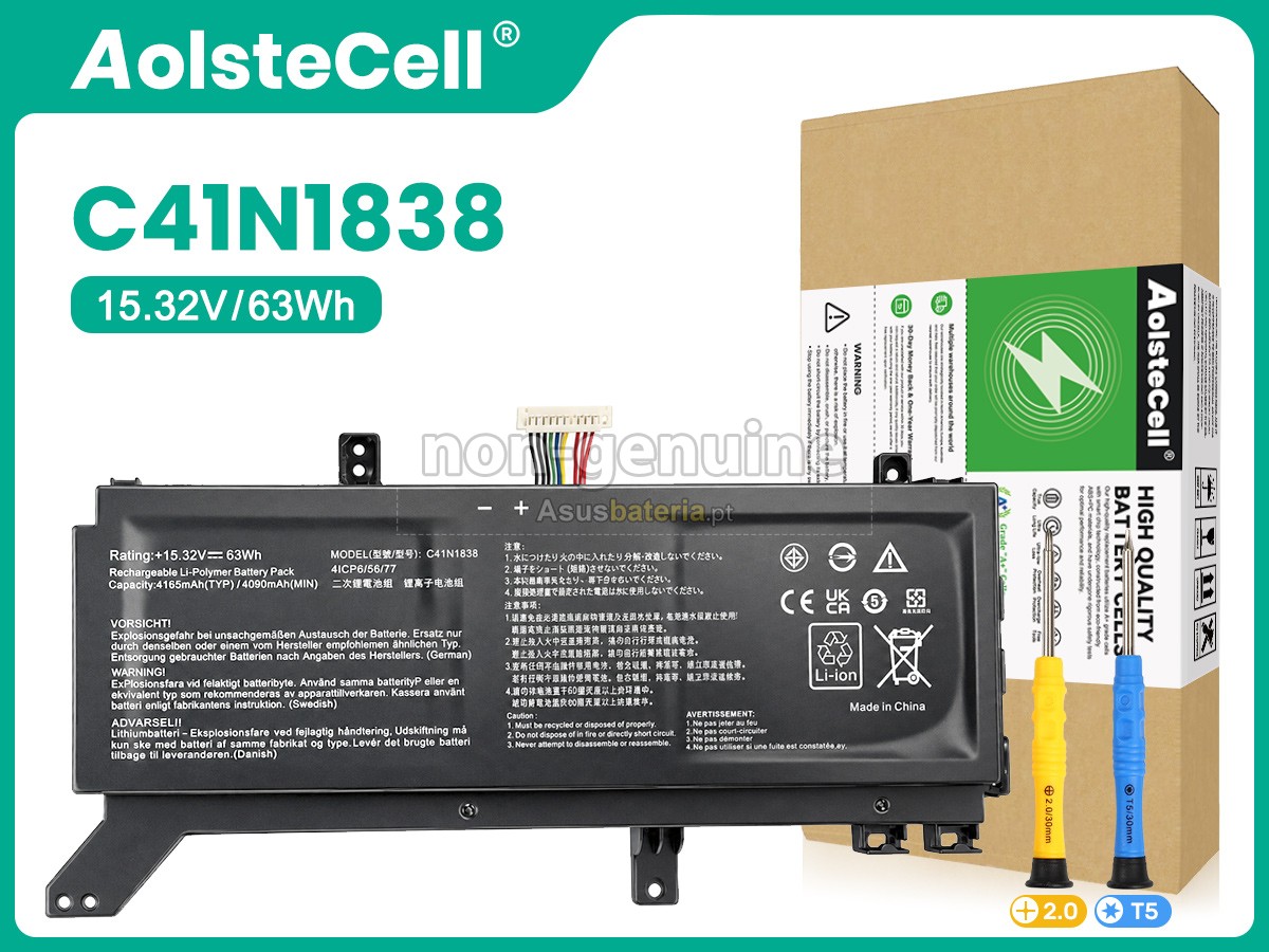 Bateria Asus 0B200-03460000 compatível para portáteis